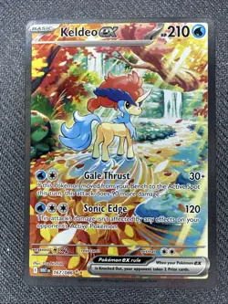 Pokemon Keldeo ex 167/086 SV White Flare - Special Illustration Rare - Near Mint - Image 1