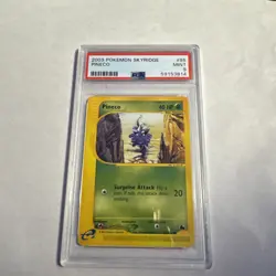 2003 Pokemon Skyridge Pineco PSA 9 Mint #85/144 - Image 1