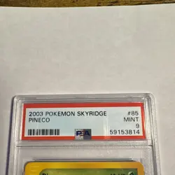 2003 Pokemon Skyridge Pineco PSA 9 Mint #85/144 - Image 4