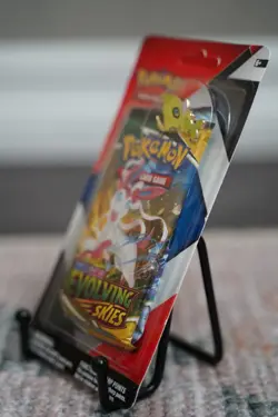 Pokemon TCG Evolving Skies & Chilling Reign 2 Pack Blister w/ Celebi Pin Sealed - Image 3