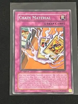 Chain Material 1st Edition PTDN-EN067 YuGiOh Phantom Darkness - Image 1