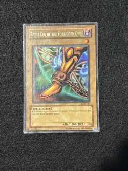 Yugioh Exodia the Forbidden One Complete Set LOB-120-123 PGL02 Ultra Rare HP - Image 5