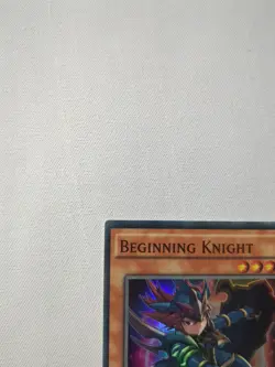 YUGIOH BEGINNING KNIGHT SUPER RARE 1ST EDITION GOOD DOCS-EN022 LP - Image 2