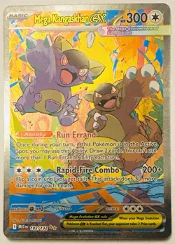 Mega Kangaskhan Ex Mega Evolutions SIR Near Mint Pokemon Card 182/132 English - Image 1