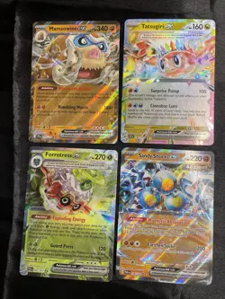 Pokemon Tcg 4 Card Ex Holo Lot, All Different Sets! NM English - Image 1
