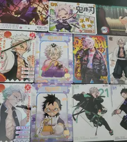 Genya & Sanemi Shinazugawa Demon Slayer Mixed Card Lot of 15 CCG Anime Manga - Image 3
