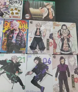 Genya & Sanemi Shinazugawa Demon Slayer Mixed Card Lot of 15 CCG Anime Manga - Image 4