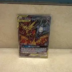 Moltres Zapdos Articuno GX Tag Team SM210 Pokemon Card Black Star Promo - Image 4
