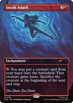 Mtg Magic Card Secret Lair Jaws Terror Amity Non-FOIL English Sealed Presale - Image 5