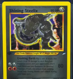 1st Edition Shining Steelix 112/105 BGS 9.5 Gem Mint Neo Destiny Pokemon Card - Image 3