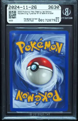 1st Edition Shining Steelix 112/105 BGS 9.5 Gem Mint Neo Destiny Pokemon Card - Image 5
