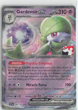 Pokemon Prize Pack Series Cards Stamped Foil Double Rare #0086/198 Gardevoir ex - Image 1
