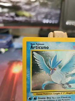 Pokemon TCG Articuno Fossil Holo Unlimited Rare Card 2/62 LP Condition 🔥 - Image 2