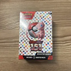 Pokemon 151 Scarlet Violet Booster Bundle 6 Packs, New Sealed TCG Cards - Image 1
