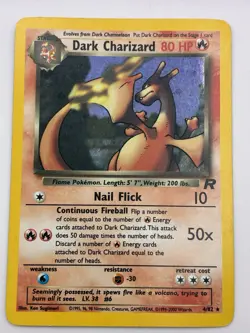 Pokemon Card: DARK CHARIZARD - #4/82 Team Rocket - Holo Rare - Image 2