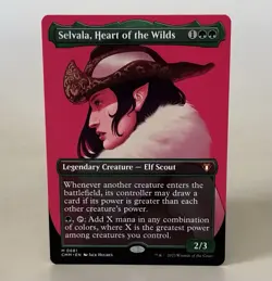MTG Selvala, Heart of the Wilds - Borderless - CMM NM - Image 1
