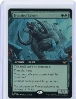 Frenzied Baloth - Foil Extended Art EOE NM MTG - Image 1