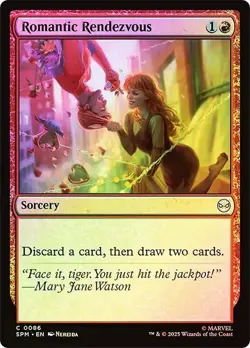 Foil Romantic Rendezvous [Marvel's Spider-Man] MTG - Image 1