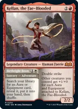 mtg magic Kellan, the Fae-Blooded ENGLISH Kellan, au sang de fae - Image 1