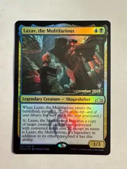 Lazav, the Multifarious Guilds of Ravnica Prerelease Promo Foil MTG Magic LP - Image 1