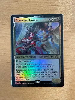 MTG NM Drana and Linvala Foil [March of the Machine] - Image 1