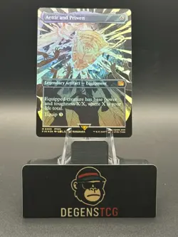 Aettir and Priwen 0350 Borderless Final Fantasy Foil MTG english - Image 1