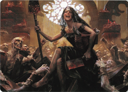 MTG Innistrad: Midnight Hunt Art Series Gisa, Glorious Resurrector 35/81 - Image 1