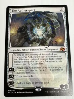 Magic the Gathering Aetherdrift THE AETHERSPARK Regular MTG - Image 1