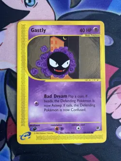 Pokemon TCG Gastly 109/165 Expedition Base Set WOTC Vintage Common MP - Image 1