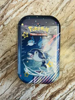 Finizen TIN - Pokemon Scarlet & Violet Paldean Fates Mini Tin SEALED IN HAND - Image 1