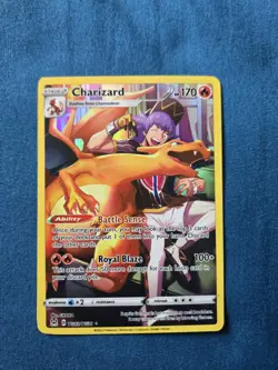 Pokemon TCG Charizard TG03/TG30 Swsh11: Lost Origin Trainer Gallery Holo Rare - Image 1