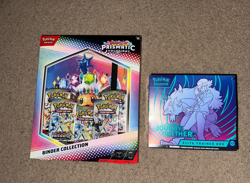 Pokemon Prismatic Evolutions Binder Collection + Journey Together ETB SEALED! - Image 1