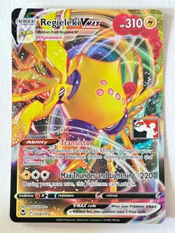 Regieleki VMax 058/195 Ultra Rare Pokemon TCG - Prize Pack Series 3 Near Mint NM - Image 1