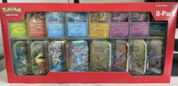 Pokemon TCG: Scarlet & Violet - Prismatic Evolutions 8 Pack Mini Tin Set - Image 1