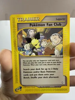 Pokemon Fan Club Aquapolis 130/147 Non Holo Trainer - Image 2