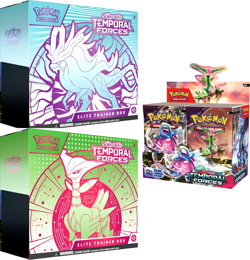 Pokemon TCG Temporal Forces Booster Box + 2 Elite Trainer COMBO Lot Sealed - Image 1