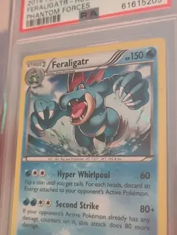 Pokemon’s TCG ~ 2014 Feraligatr Phantom Forces 17/119 PSA 7 Near Mint Condition! - Image 3