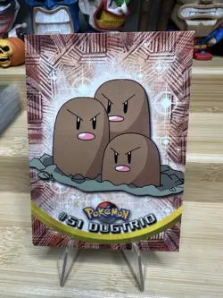 Dugtrio #51 Topps Pokemon TV Animation Edition - Image 1