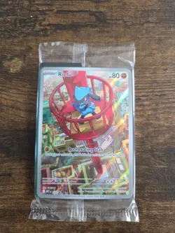 Pokemon Mega Evolutions Riolu Alt Art Promo Sealed - Image 1