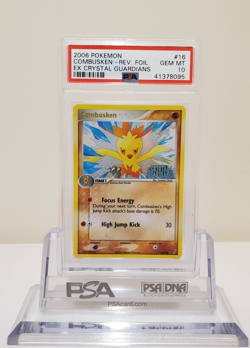 Pokemon Combusken EX Crystal Guardians Reverse Holo Rare #16 PSA 10 Gem Mint - Image 1