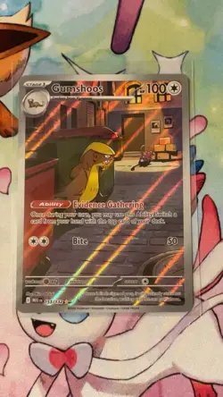 Pokemon TCG Gumshoos Illustration Rare #153/132 Mega Evolutions NM/M - Image 1
