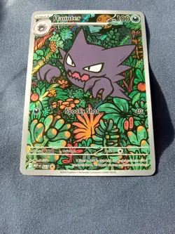 Haunter 027 Black Star Promo Illustration Rare - Pokemon Mega Battle Deck - Image 1