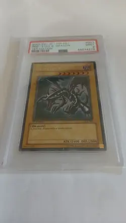 2003 Yu-Gi-Oh! Red-Eyes B. Dragon Black SDJ-001 1st Edition PSA 9 Ultra Rare - Image 2