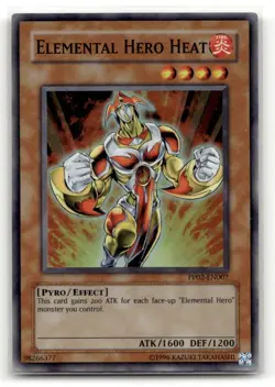 Elemental Hero Heat PP02-EN007 Unlimited Super Rare Premium Pack 2 NM - Image 1