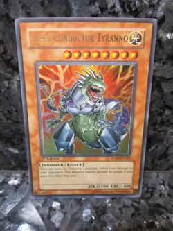 Super Conductor Tyranno SD09-EN001 1st Edition LP Yu-Gi-Oh! - Image 1