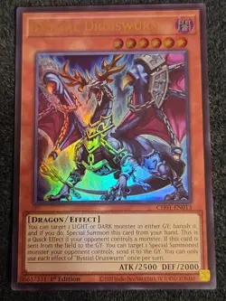 Yu-Gi-Oh! Bystial Druiswurm CH01-EN013 Ultra Rare NM - Image 1