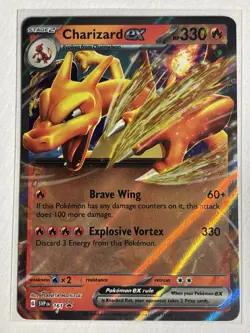 Charizard ex 161 - Scarlet & Violet Black Star Promo Pokemon Card NM - Image 1