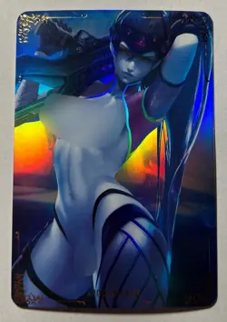 SEXY HEROINE WAIFU Widowmaker OVERWATCH ACG PREMIUM HOLOFOIL CARD NM - Image 1