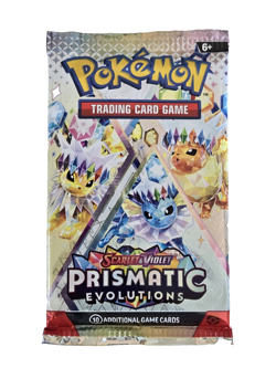 Pokemon TCG Prismatic Evolutions Booster Pack 10 Cards/Pack - Sealed - Image 1