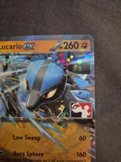 Lucario ex SVP 017 Prize Pack Series 3 Scarlet And Violet Pokemon Card Near Mint - Image 3